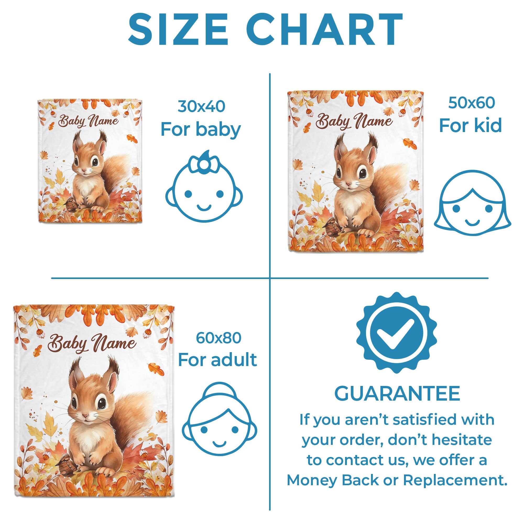 Personalzed Baby Blanket, Hgh-qualty Natural Cotton Blanket Wth...