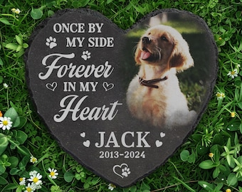 Personalized Pet Memorial Stone: Engraved Dog Grave Marker