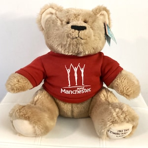 2002 Official Manchester UK Commonwealth Games BEAR Licensed Foot Dated XVII