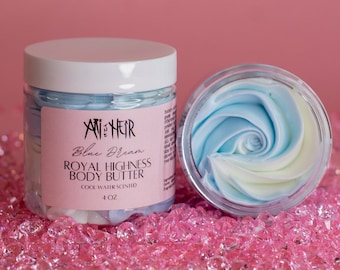 Ari the Heir Blue Dream Whipped Body Butter 4oz jar - Cool Water scented