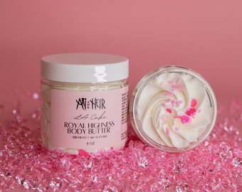 Ari the Heir LA Cake Whipped Body Butter 4oz jar - Birthday cake scented