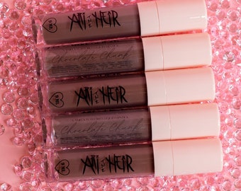 Ari the Heir Chocolate Chunk Liquid Lipstick Matte - cool toned deep brown lipstick