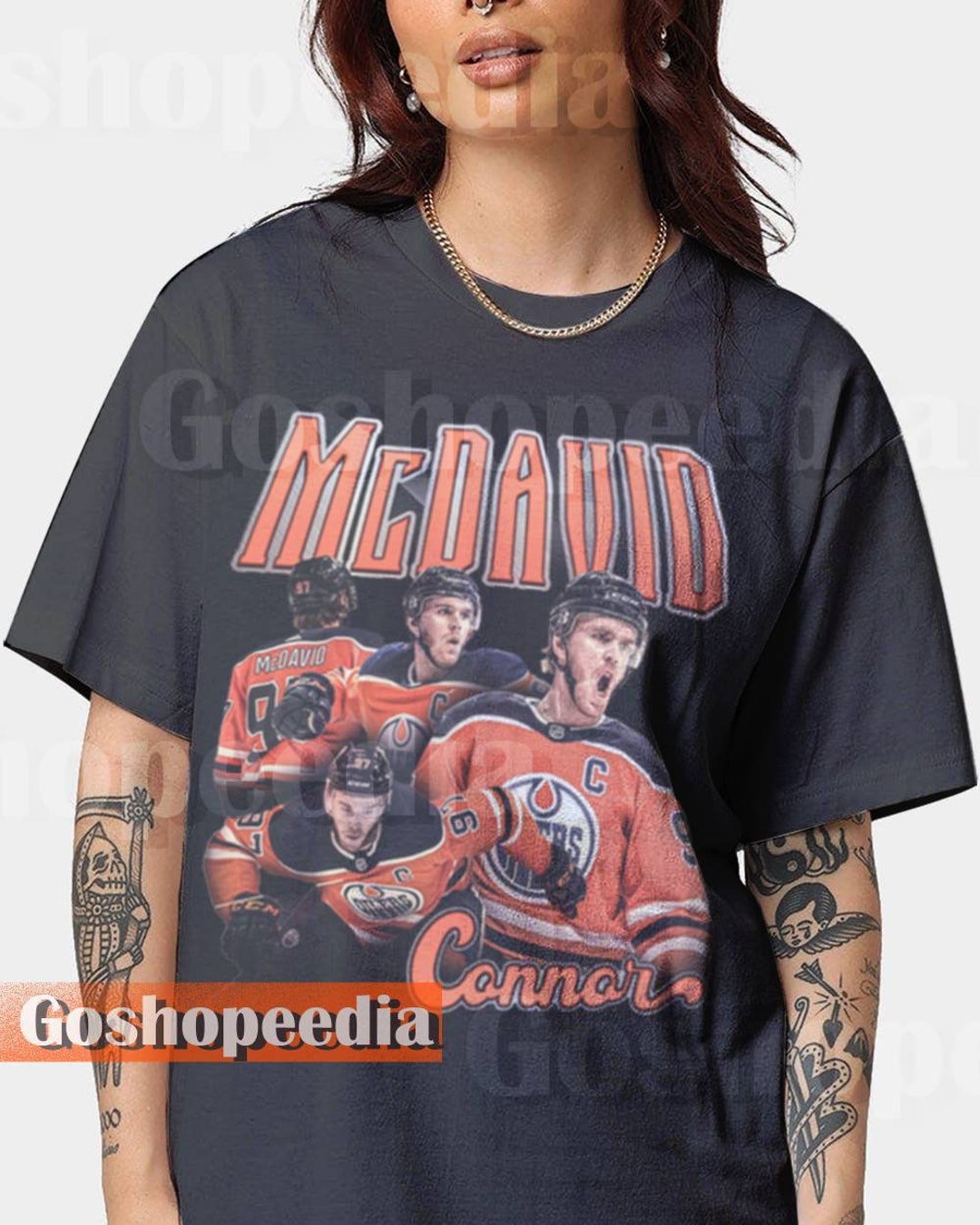 Mcjesus Hockey Connor Mcdavid Ice Hockey shirt