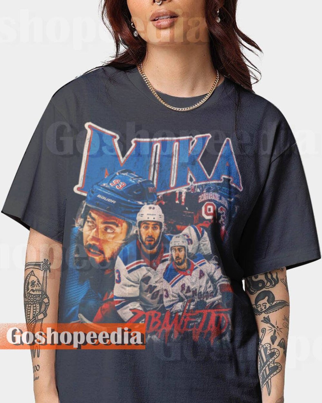 Mika Zibanejad Shirt Vintage Tshirt Vintage Unisex 90's Etsy