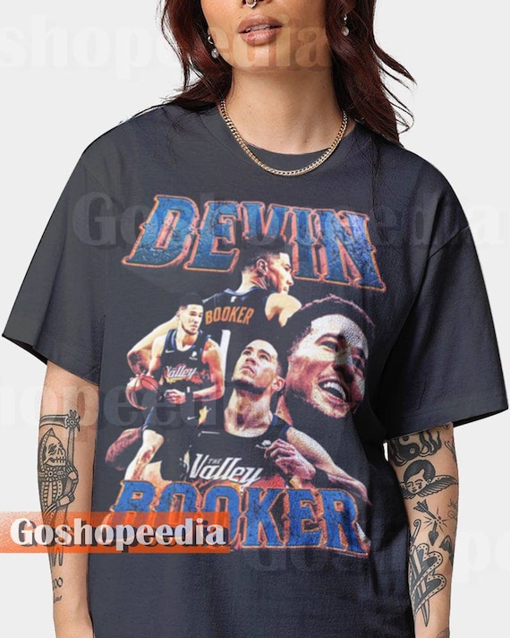 Devin Booker book Vintage 90s T-shirt Retro NBA -  in 2023