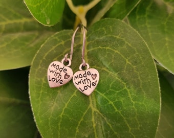 Made with love earrings