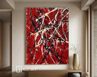 Number 15 - Red, Gray, White, Yellow - Jackson Pollock