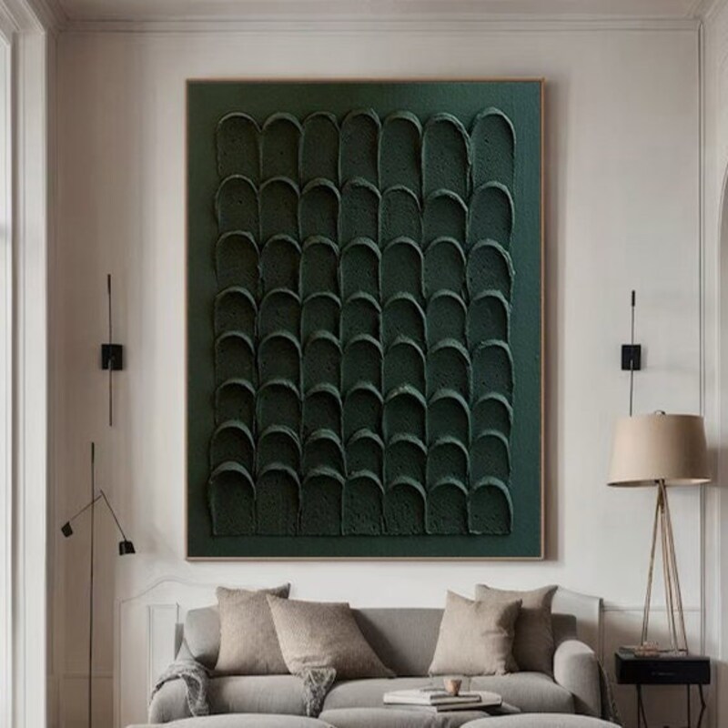 Dark Green Wall Art - Etsy