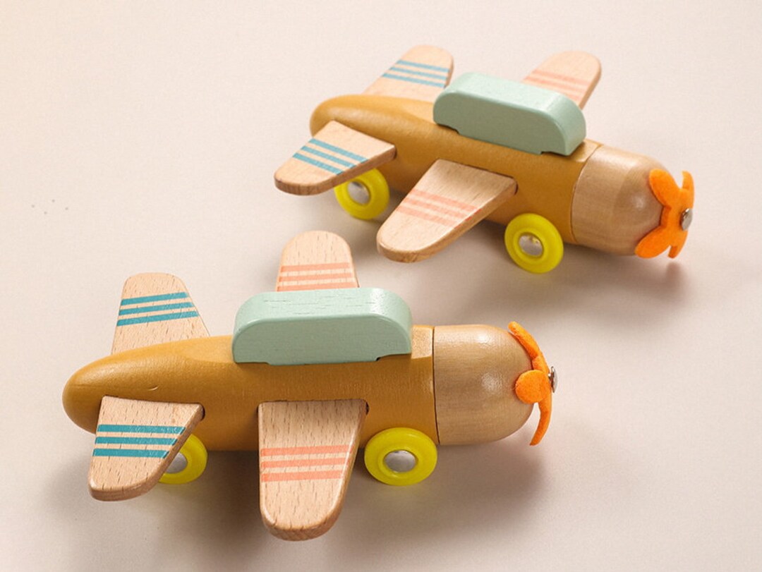 Personalized Wooden Toy Airplanes Wooden Airplane Toys Toy Etsy