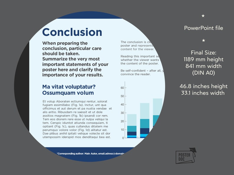 Poster Conclusion Examples Scientific Poster Powerpoint Template - Academic Poster - Scientific ...