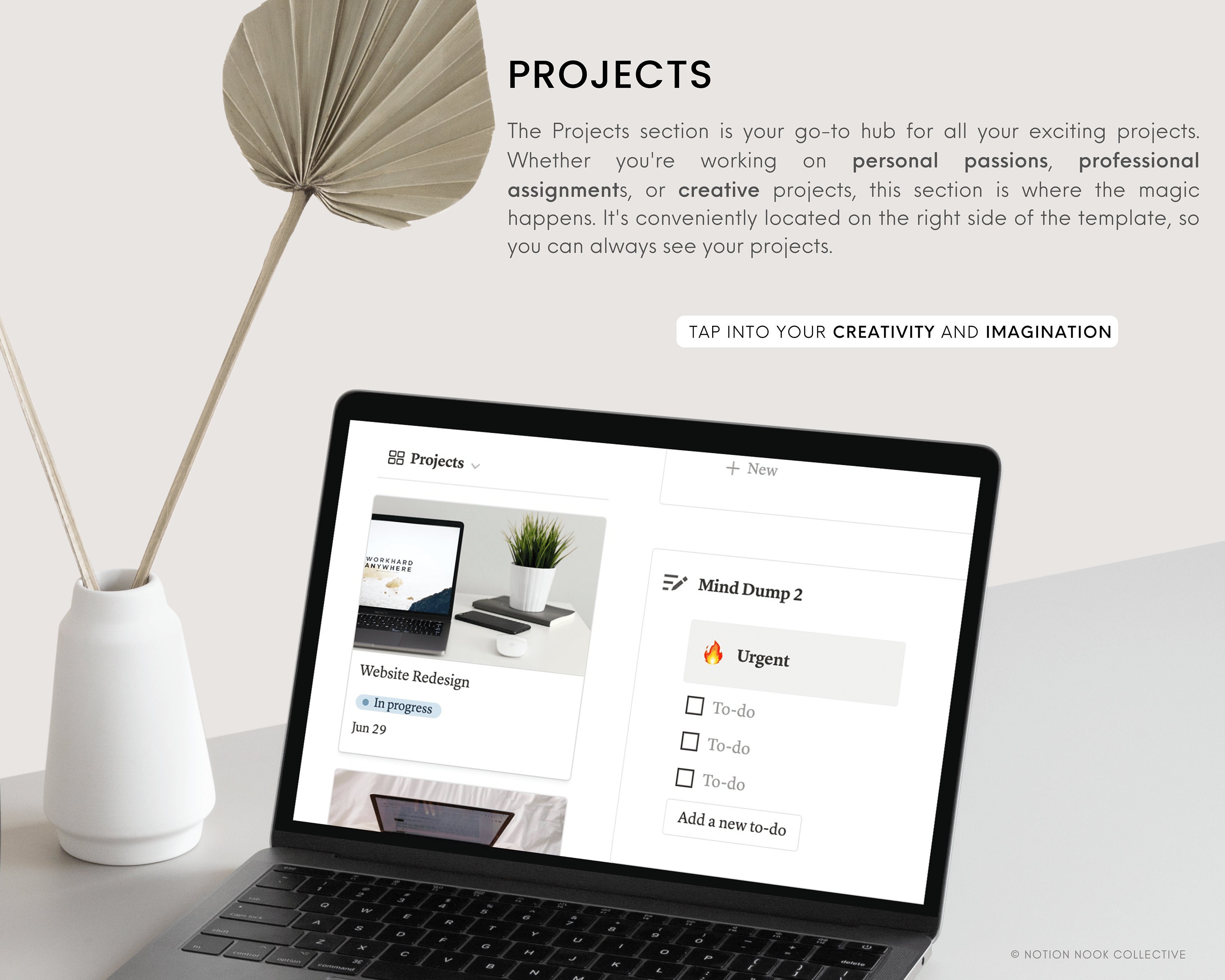 Notion Template Notion Dashboard Mind Brain Dump Notion - Etsy