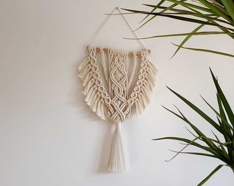 Luxury macrame wall hanging | Limited edition boho wall tapestry | Yarn wall art