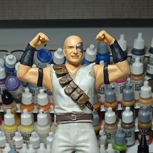 Handmade 3D Printed Kano Figure - Mortal Kombat | 22 cm Tall, Hand-Painted Collectible