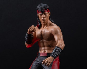Liu Kang Sammelfigur – Mortal Kombat Charakterstatue – Handbemalung und 3D-Druck