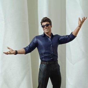 Handcrafted Johnny Cage Figure: 3D Printed Mortal Kombat Collectible (22cm)