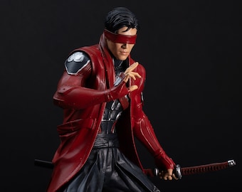 Mortal Kombat Kenshi Action Figure - 22cm Hand-Painted 3D Printed Collectible