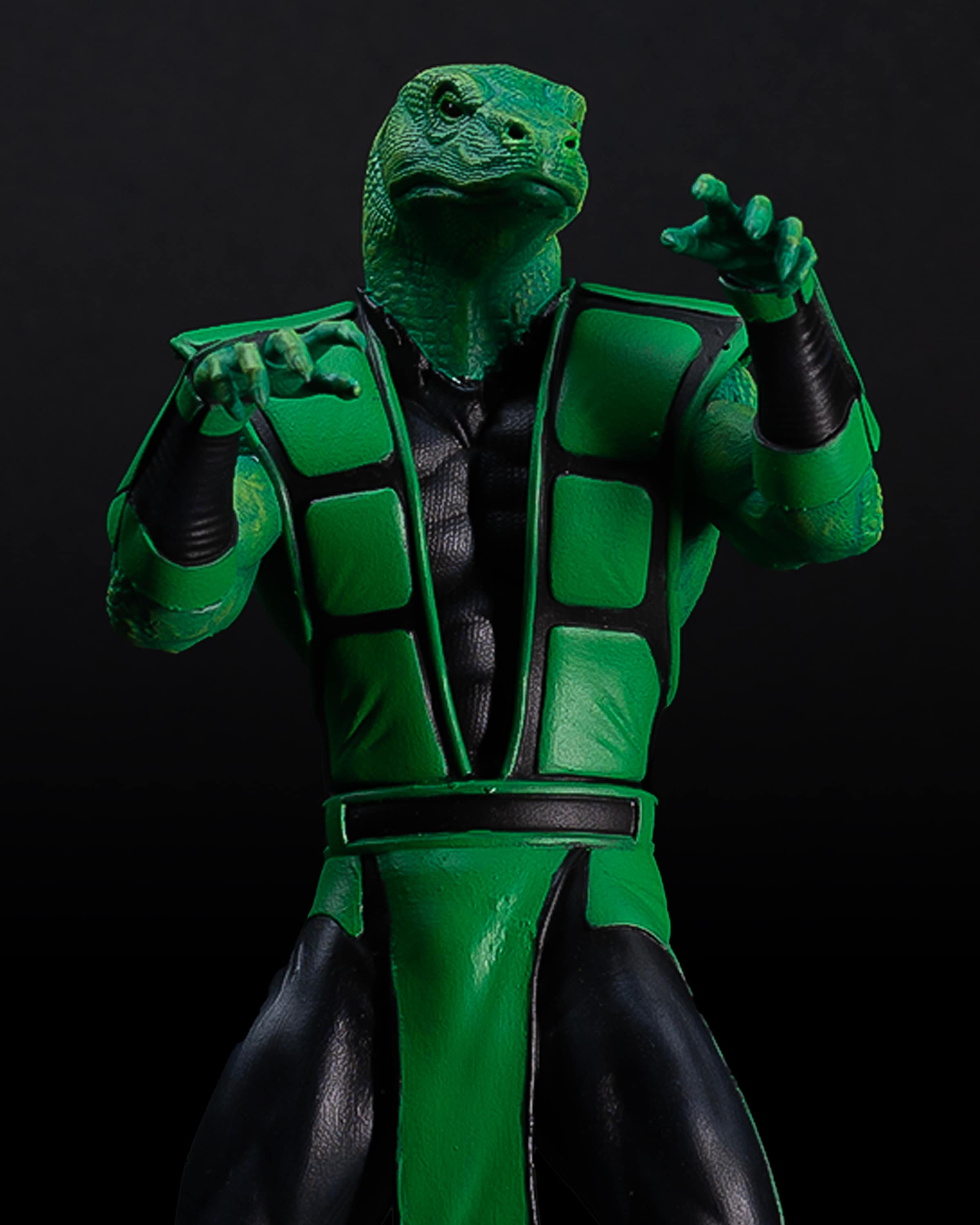 Hand-painted 3D Printed Reptile Figure | Mortal Kombat