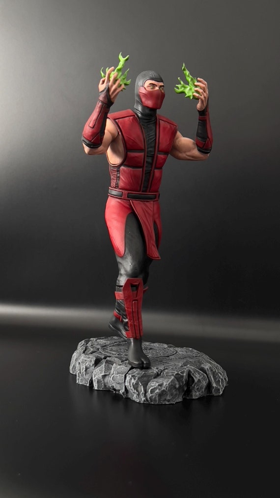 Mortal Kombat 3 Ermac Figure 25 Cm | Handmade 3D Printed & Hand
