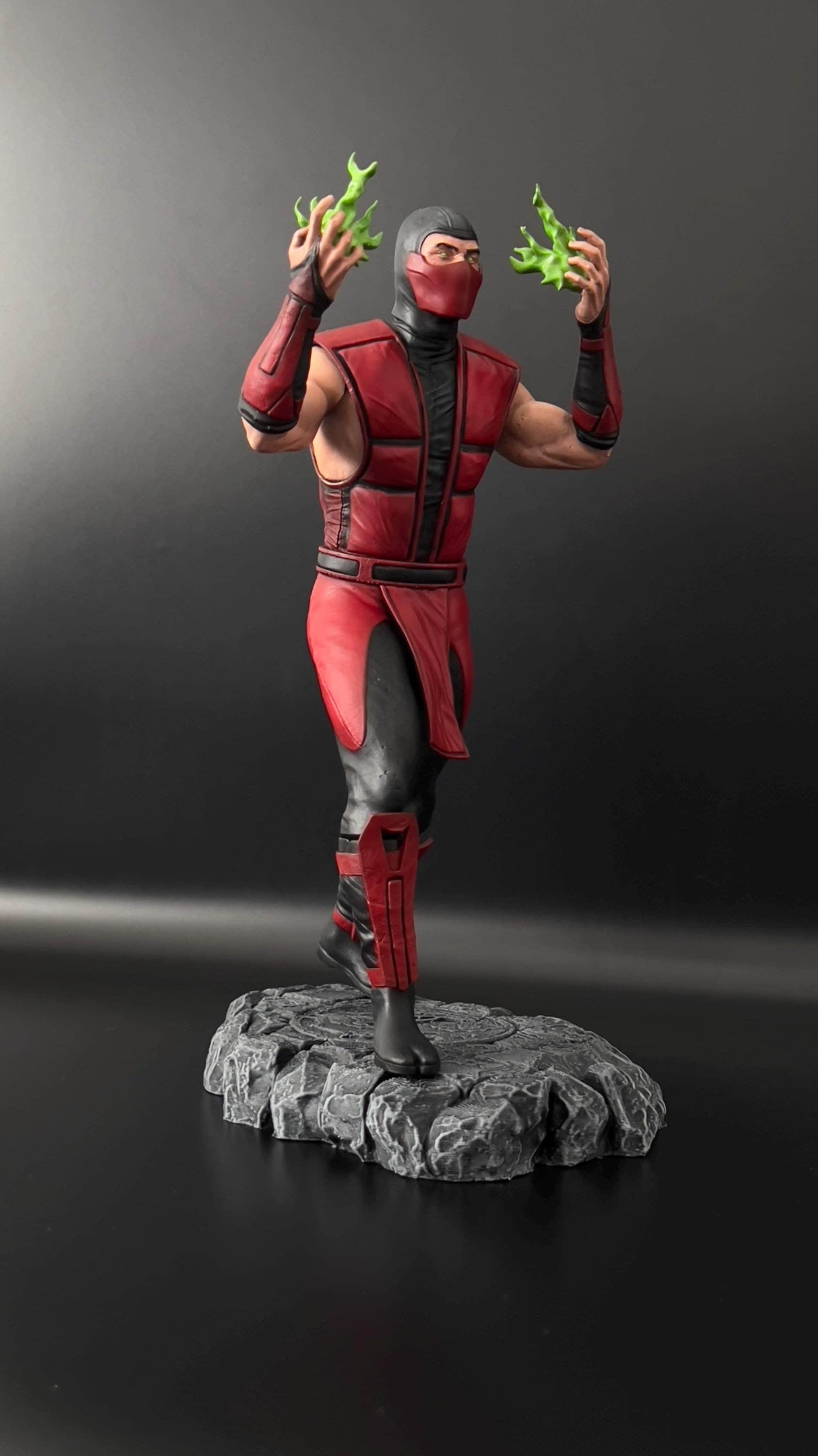 Mortal Kombat 3 Ermac Figure 25 Cm | Handmade 3D Printed & Hand