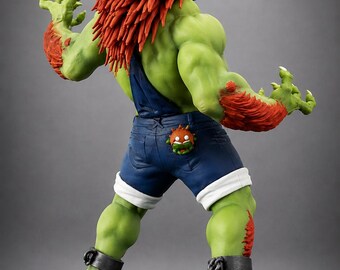 ストリートファイター6 - ブランカ フィギュア - 25 cm ハンドメイド