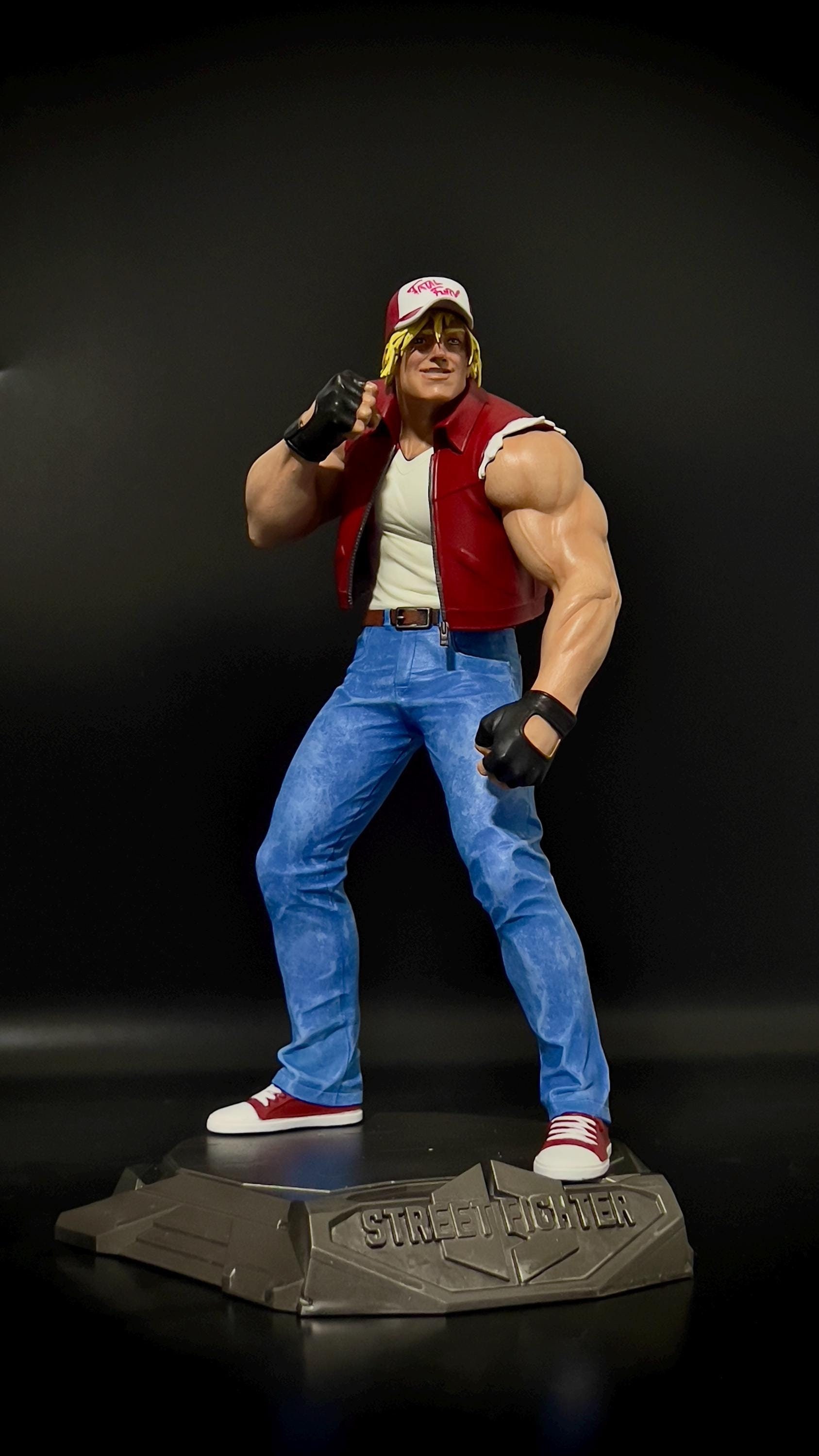 Lot Figurines PVC Virtua Fighter & Fatal Fury - Bogard, Akiri - Mattel - Occasion