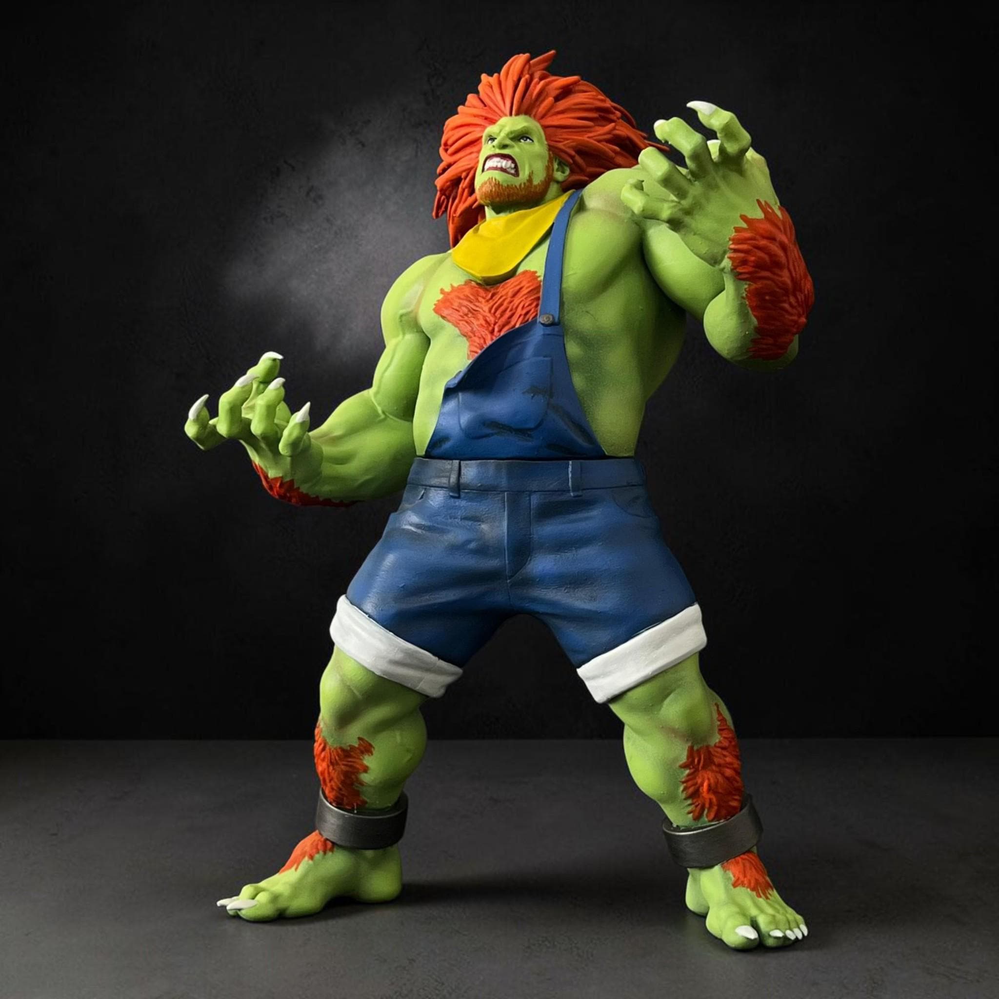 ストリートファイター6 - ブランカ フィギュア - 25cm ハンドメイド 3D