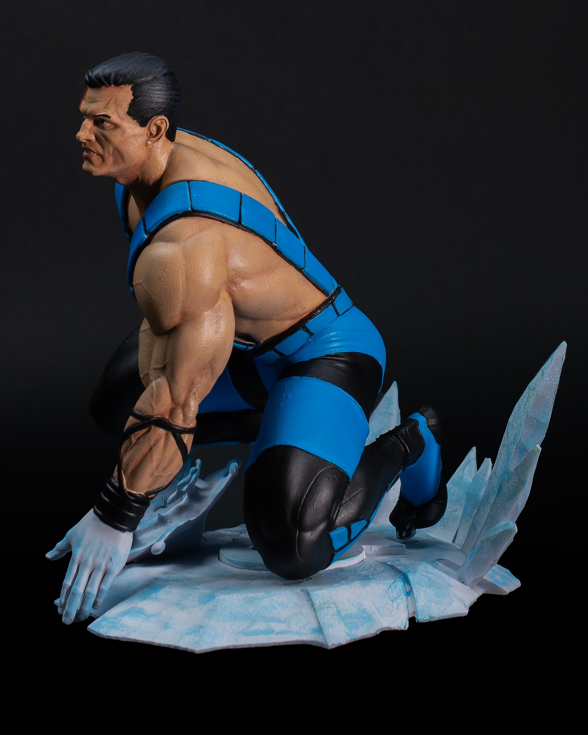 Hand-painted Mortal Kombat Subzero Figure: 3D Printed Collectible