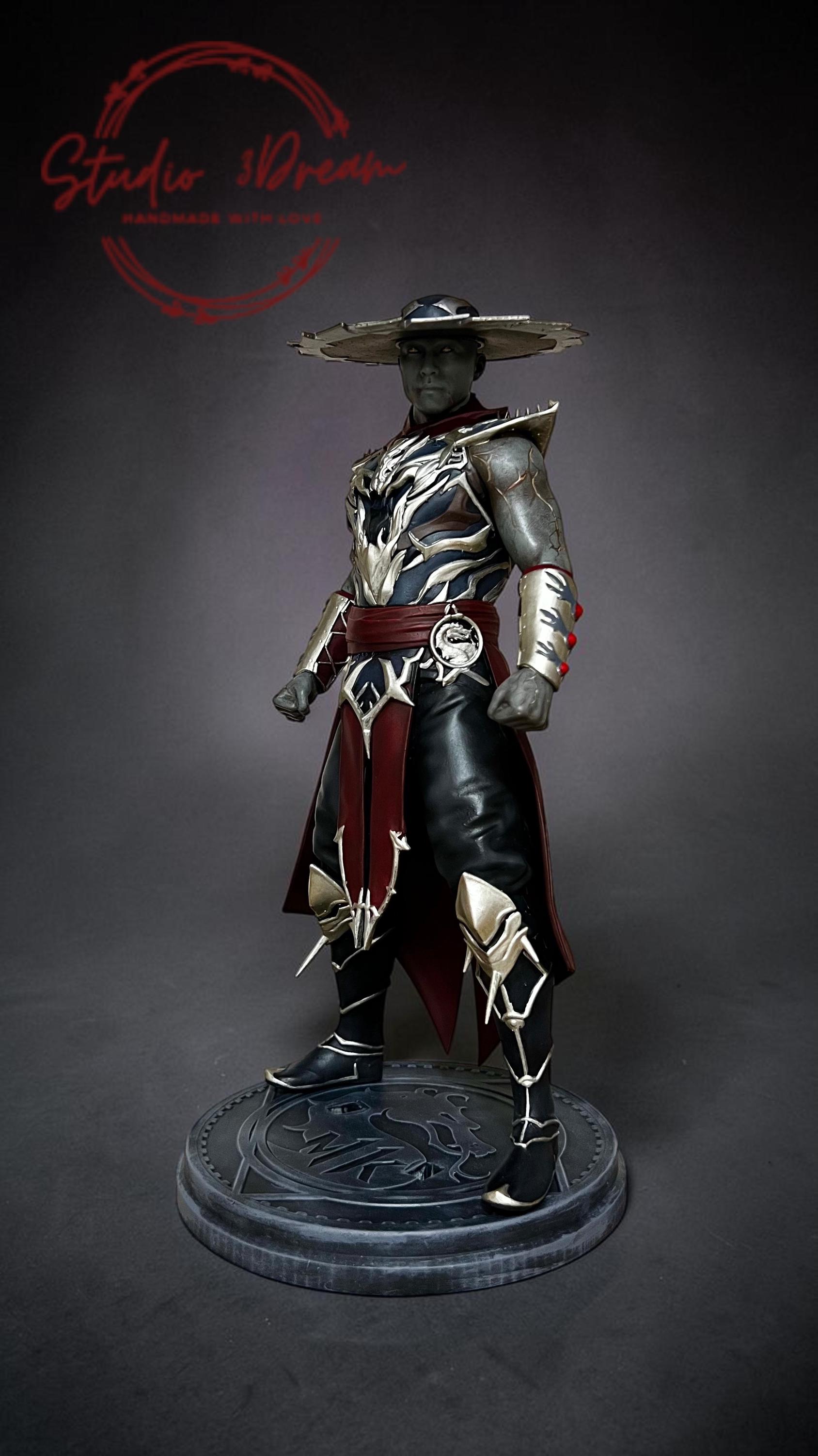 Mortal Kombat Revenant Kung Lao Figure – 25cm Handmade 3D Printed