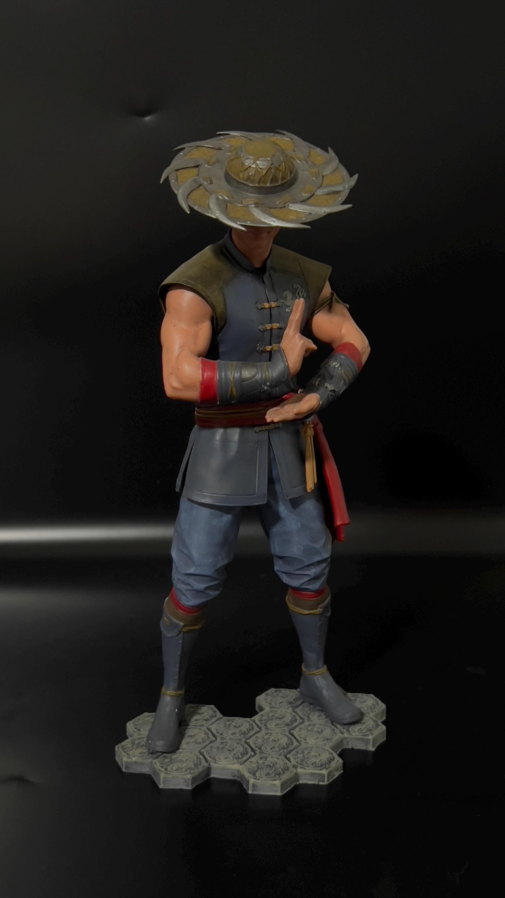 Kung Lao Figure - Handmade 3d-printed Mortal Kombat Collectible