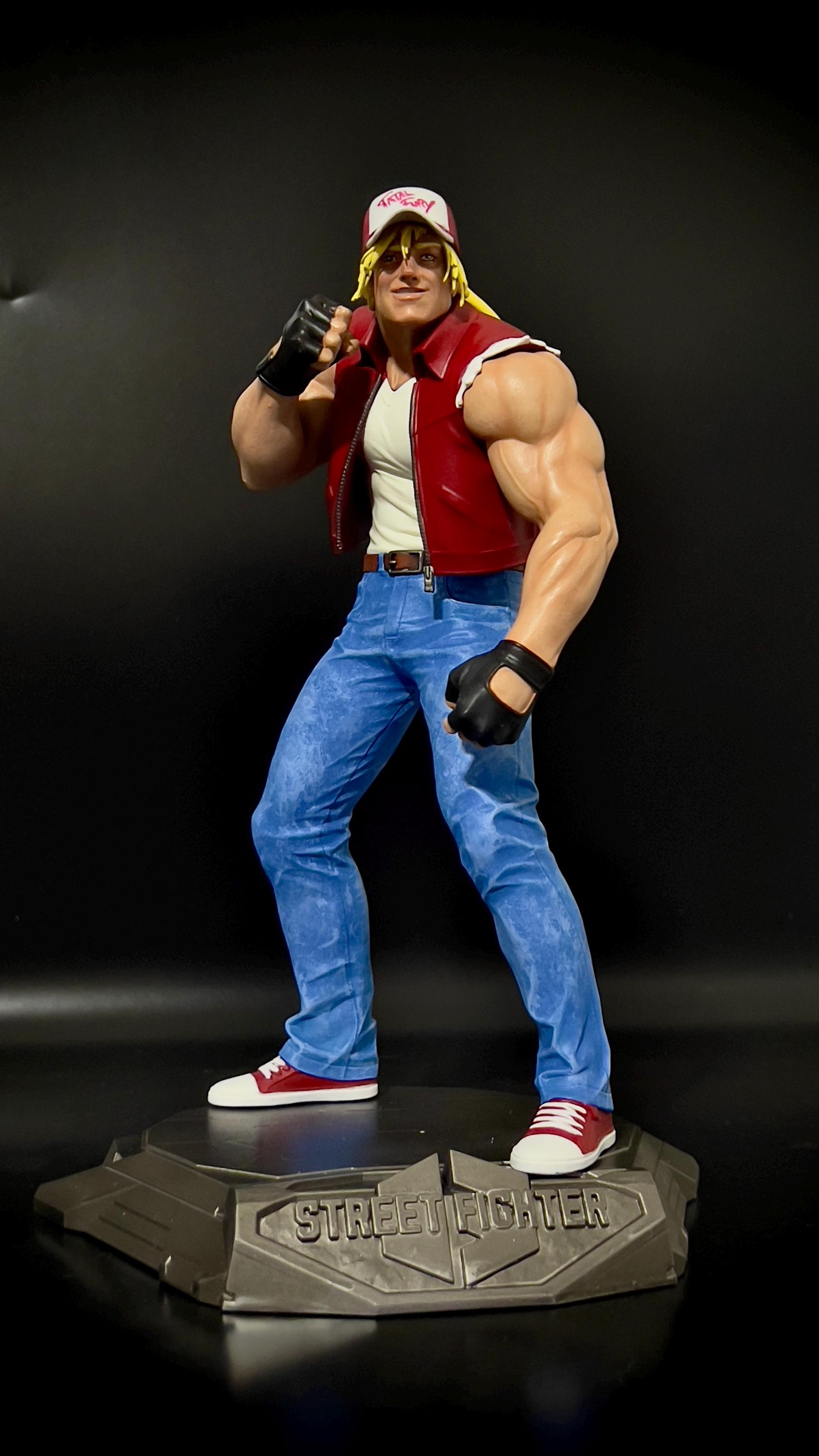 ハンドメイドのテリー・ボガードフィギュア – 22cm 3Dプリント 