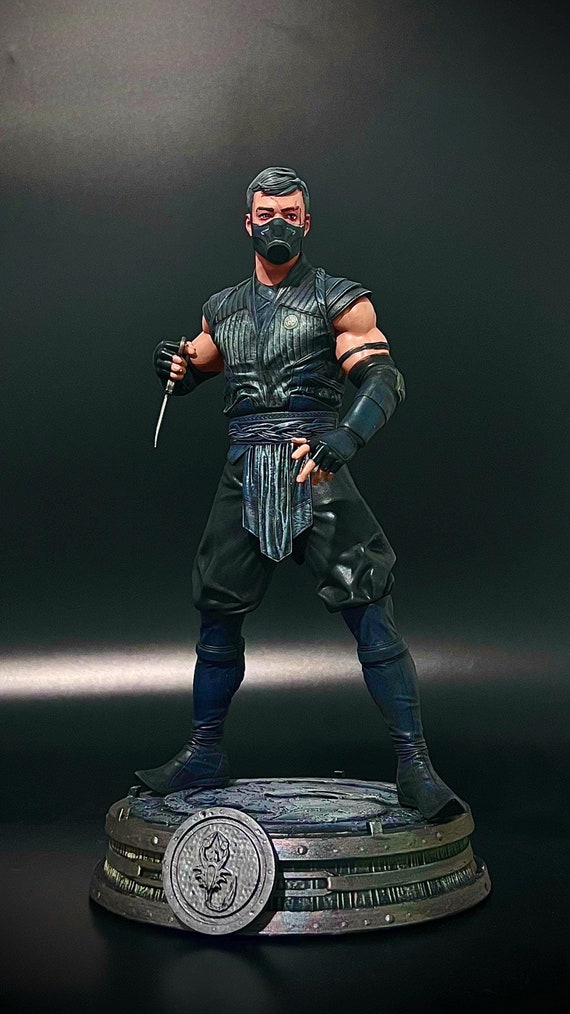 Mortal Kombat Smoke Figure – Handmade 25 Cm Collectible Statue - Etsy