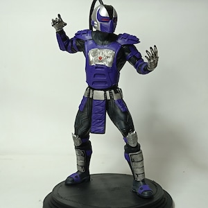 Hand-Painted Mortal Kombat Smoke Figure: 3D Printed Collectible (25 cm)
