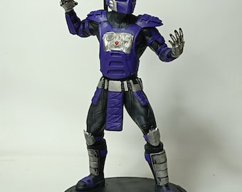 Handbemalte Sterbliche Kombat Rauchfigur: 3D Gedrucktes Sammlerstück (25 cm)