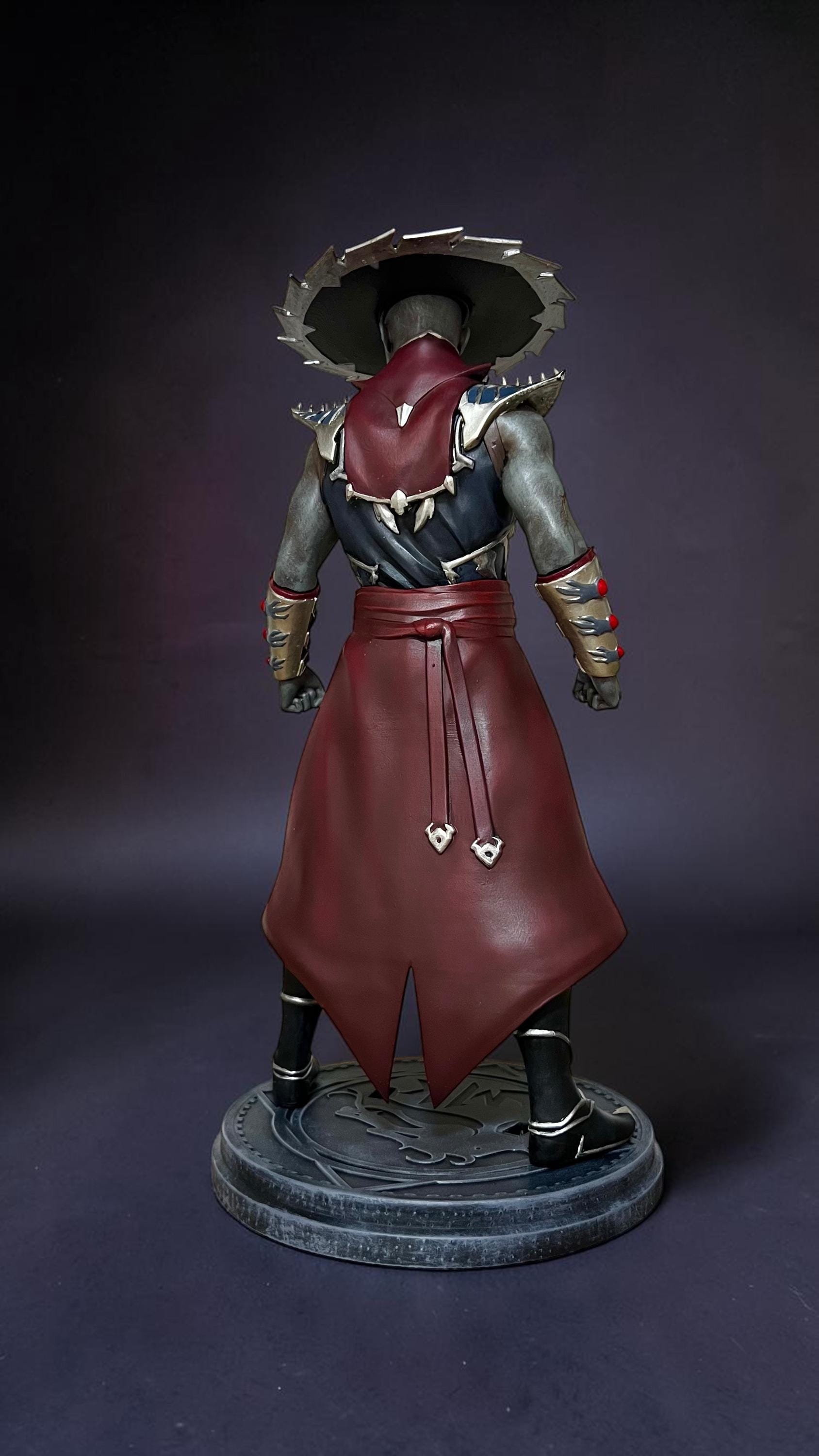 Mortal Kombat Revenant Kung Lao Figure – 25cm Handmade 3D Printed
