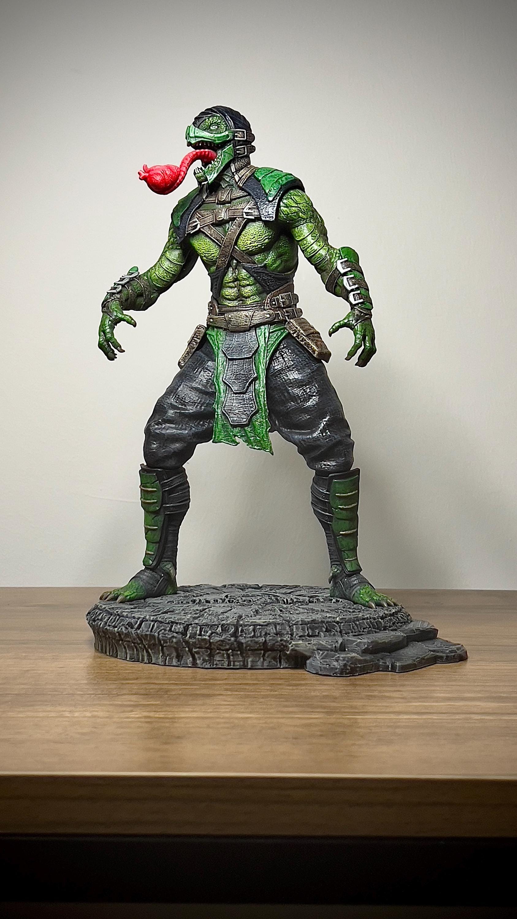 Handmade 3D Printed Reptile Figure – Mortal Kombat X