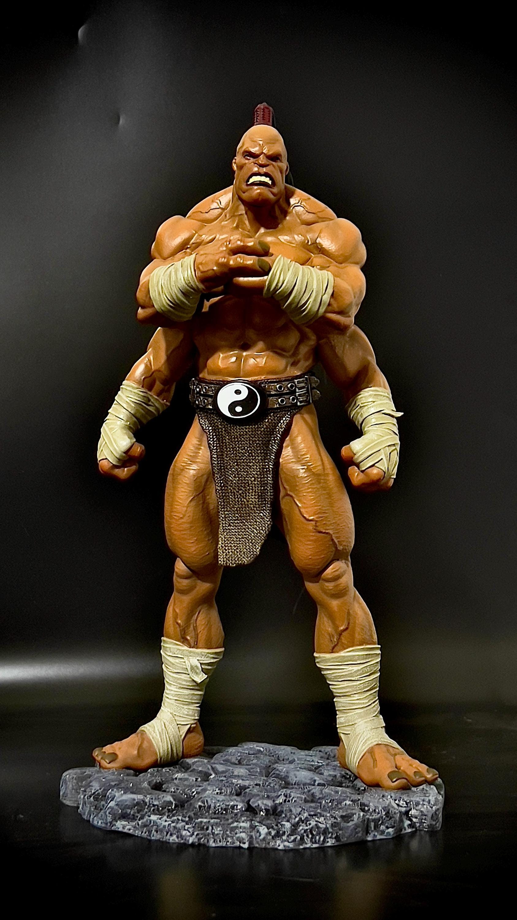 goro’s Prince Goro Handmade 3D Printed Mortal Kombat Figure - 35 Cm Hand
