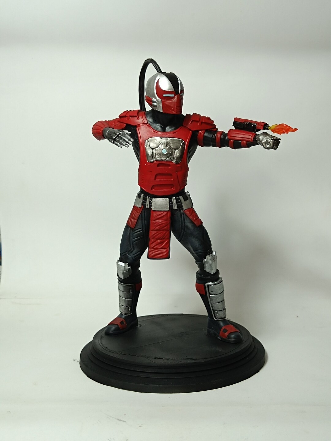 Hand-painted 3D Printed Sektor Figure - 25 Cm Mortal Kombat