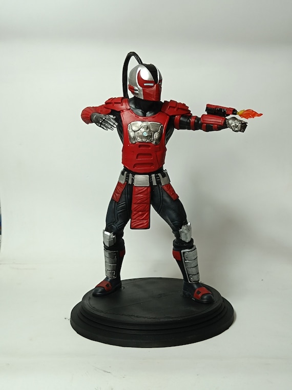 Hand-painted 3D Printed Sektor Figure - 25 Cm Mortal Kombat