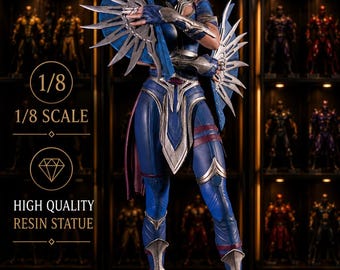 Hand-Painted Princess Kitana Figure: Mortal Kombat 1 Inspired, 25cm Collectible