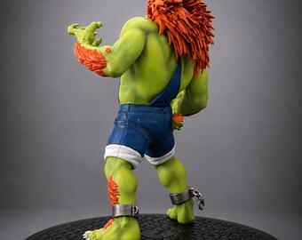 ストリートファイター6 - ブランカ フィギュア - 25 cm ハンドメイド