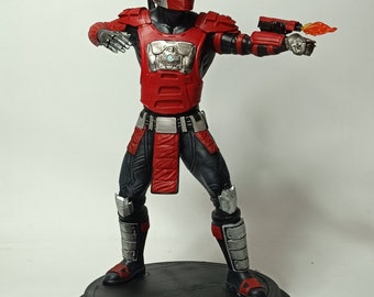 Hand-painted 3D Printed Sektor Figure - 25 Cm Mortal Kombat