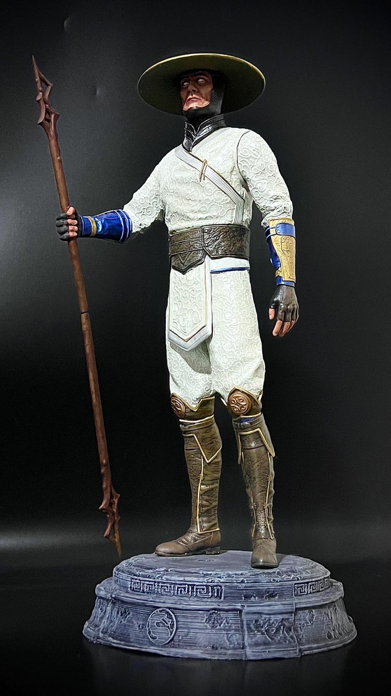Handmade 3d-printed Raiden Figure – Iconic Mortal Kombat Character, 30 ...