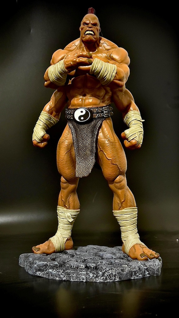 Prince Goro Handmade 3D Printed Mortal Kombat Figure - 35 Cm Hand
