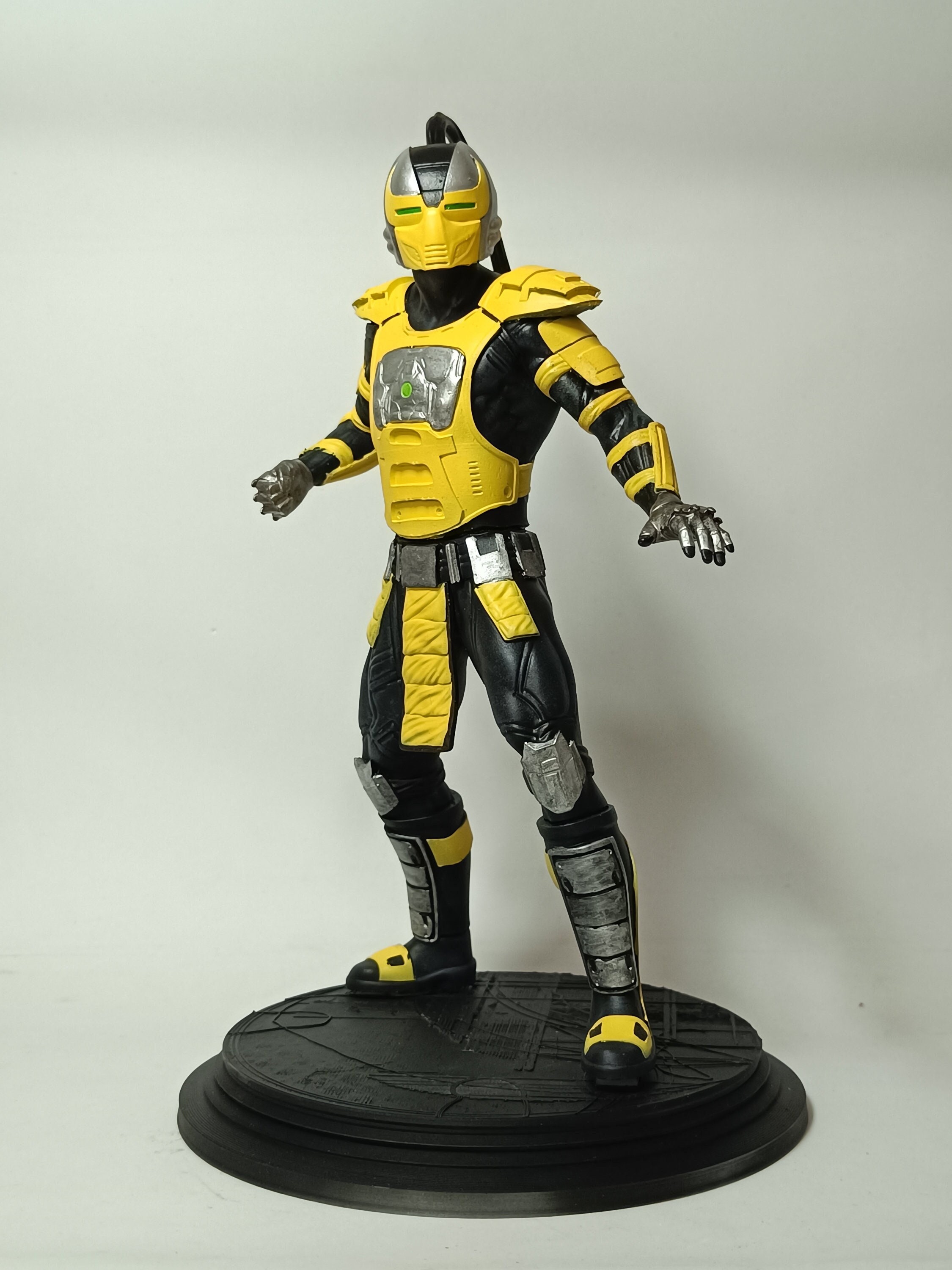 Hand-painted 3D Printed Cyrax Figure - 25 Cm Mortal Kombat Collectible,  Unique Handmade Decor - Etsy