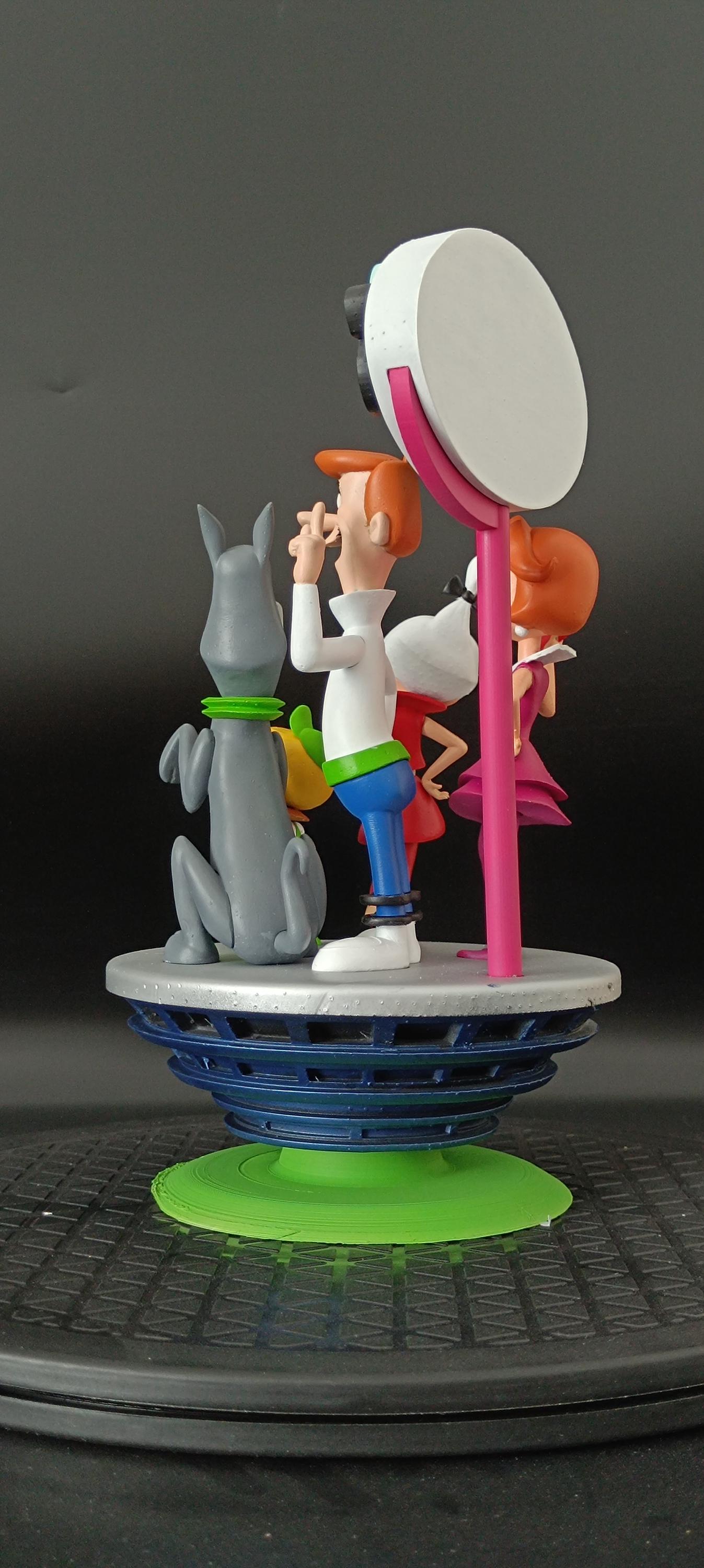 宇宙家族ジェットソン 3Dプリントフィギュア - 手描きの90年代漫画