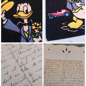 Vintage Disney velvet postcard from the 60s image 8