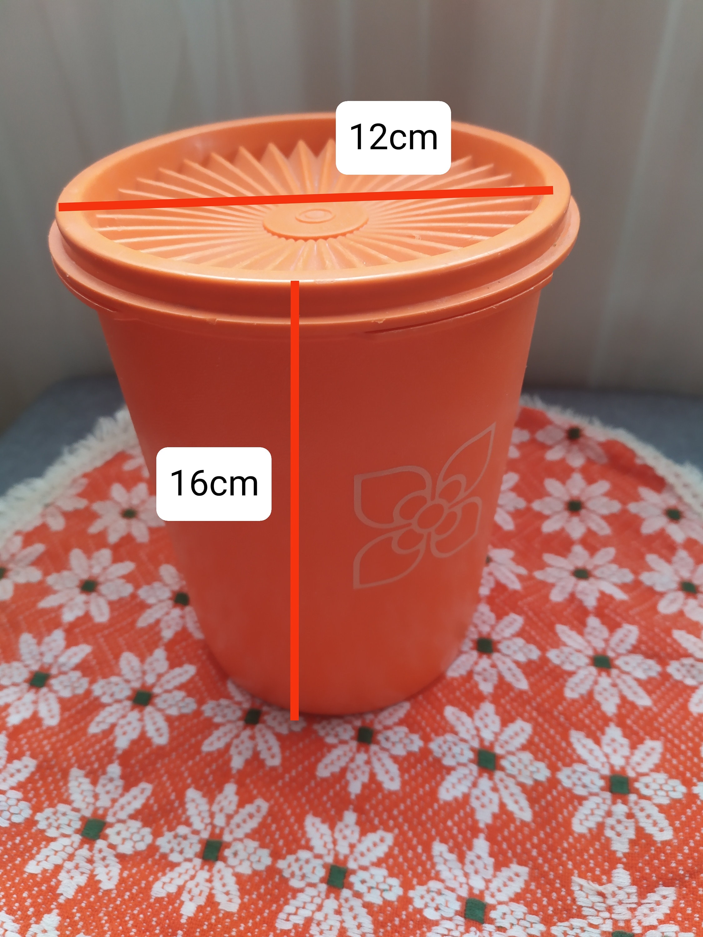 Medium Tupperware Box TUPPERWARE Vintage Medium Box - Etsy