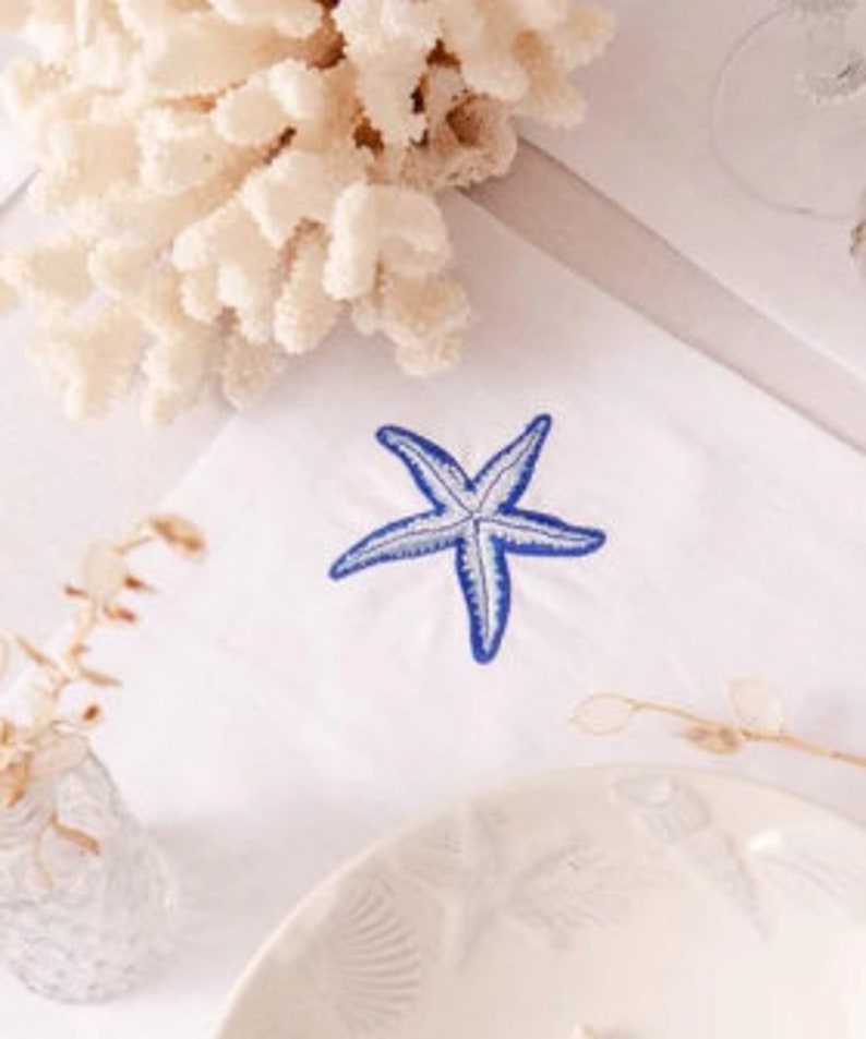 Starfish Embroidery 4 Inches Design Digital Download 5 Etsy