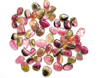 41.50ct Bio Watermelon Tourmaline Lot/ Watermelon Tourmaline / Watermelon Tourmaline Slice / Tourmaline / Tourmaline Crystal Pendant / Slice
