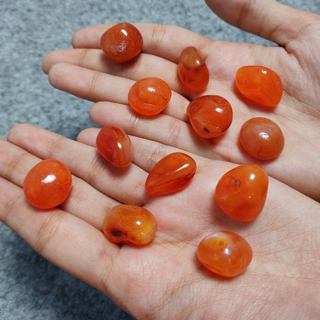 Carnelian Stone, Carnelian Crystal, Polished Carnelian Tumbled